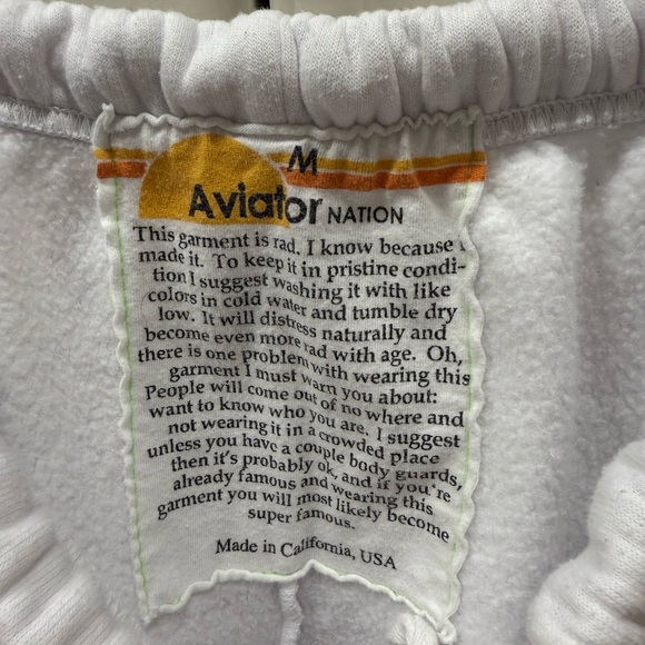 Aviator Nation Women’s Check Leg Sweatpants - Picture 3 of 6